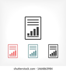 line note paper Vector icon . Lorem Ipsum Illustration design