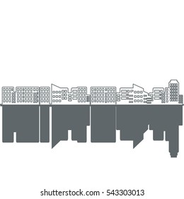 line office building icon