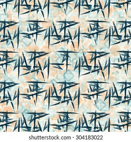 line on a geometric background grunge effect vector illustration