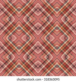 line on a pink background abstract geometric seamless pattern vector illustration