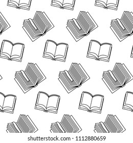 line open books education object background