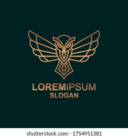 LINE OWL LOGO TEMPLATES FOR GENERAL COMPANY