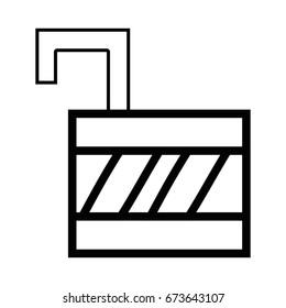 line padlock open element to protection the information