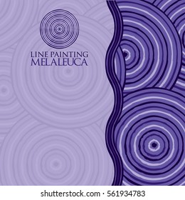 Line painting invite/ greeting card in vector format.