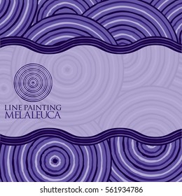 Line painting invite/ greeting card in vector format.
