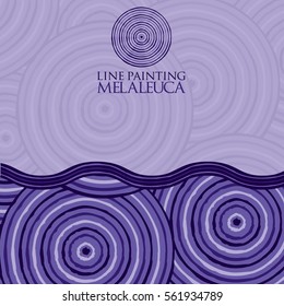 Line painting invite/ greeting card in vector format.