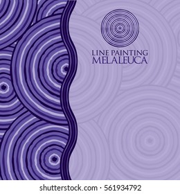 Line painting invite/ greeting card in vector format.