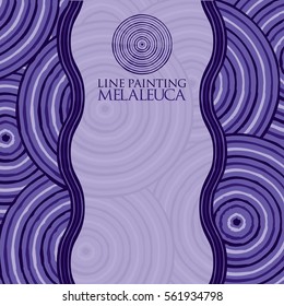 Line painting invite/ greeting card in vector format.