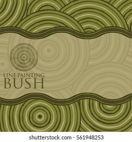 Line painting invite/ greeting card in vector format.