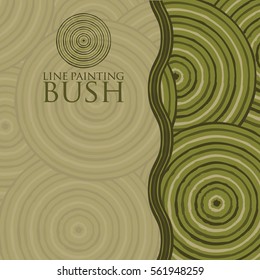 Line painting invite/ greeting card in vector format.