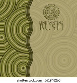 Line painting invite/ greeting card in vector format.
