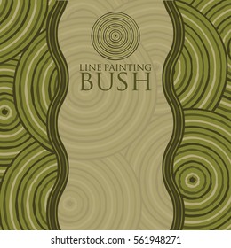 Line painting invite/ greeting card in vector format.