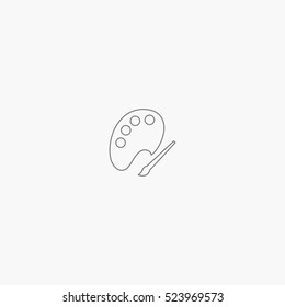 line palette icon