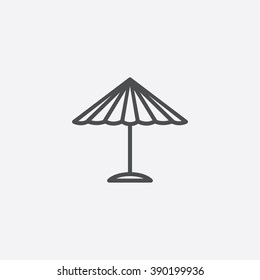 line parasol Icon
