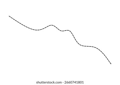 Linienweg, Vektorsymbol des Flugzeugs.