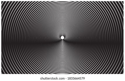 line pattern background in circular concentric design.