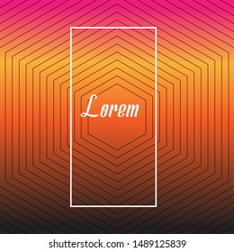 Line Pattern background Design Colorful
