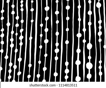 Line pattern. Brush. Vector. Grunge background.