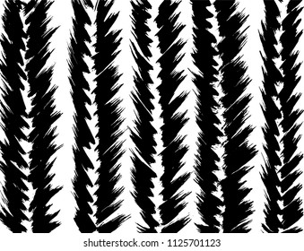 Line pattern. Brush. Vector. Grunge background.