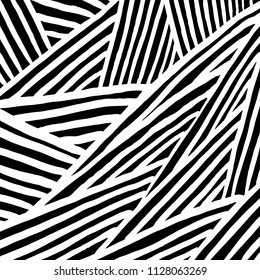 Line pattern. Brush. Vector. Grunge background.