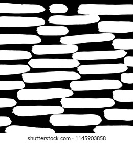 Line pattern. Brush. Vector. Grunge background.