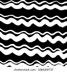 Line pattern. Brush. Watercolor. Grunge background.