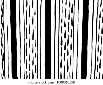 Line pattern. Brush. Watercolor. Grunge background.