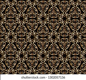 Line pattern collection, brochure, flyer in arabian style. Geometric backgrounds with repeating texture. Ethnic arabic, indian  cover. abstract classic golden,  pattern. Vector illustration   