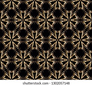 Line pattern collection, brochure, flyer in arabian style. Geometric backgrounds with repeating texture. Ethnic arabic, indian  cover. abstract classic golden,  pattern. Vector illustration   