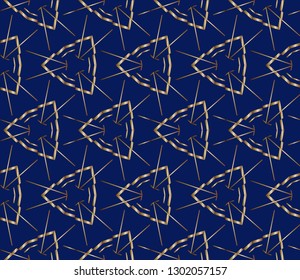 Line pattern collection, brochure, flyer in arabian style. Geometric backgrounds with repeating texture. Ethnic arabic, indian  cover. abstract classic golden,  pattern. Vector illustration   