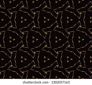 Line pattern collection, brochure, flyer in arabian style. Geometric backgrounds with repeating texture. Ethnic arabic, indian  cover. abstract classic golden,  pattern. Vector illustration   
