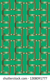 Line pattern collection, brochure, flyer in arabian style. Geometric backgrounds with repeating texture. Ethnic arabic, indian  cover. abstract classic golden,  pattern. Vector illustration    