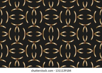 Line pattern collection, brochure, flyer in arabian style. Geometric backgrounds with repeating texture. Ethnic arabic, indian  cover. abstract classic golden,  pattern. Vector illustration    