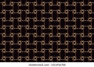 Line pattern collection, brochure, flyer in arabian style. Geometric backgrounds with repeating texture. Ethnic arabic, indian  cover. abstract classic golden,  pattern. Vector illustration    