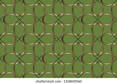 Line pattern collection, brochure, flyer in arabian style. 