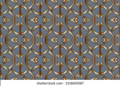 Line pattern collection, brochure, flyer in arabian style 