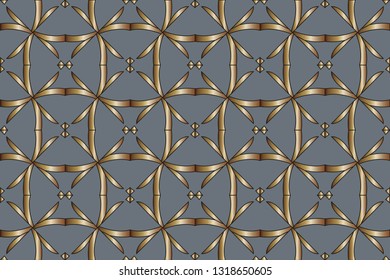 Line pattern collection, brochure, flyer in arabian style. 