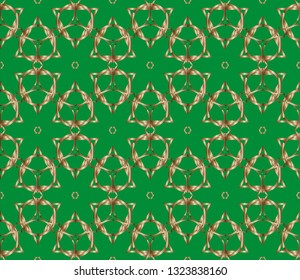 Line pattern collection, brochure, flyer in arabian style. Geometric backgrounds with repeating texture. Ethnic arabic, indian  cover. abstract classic golden,  pattern. Vector illustration    
