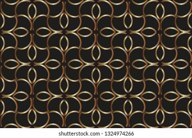 Line pattern collection, brochure, flyer in arabian style. Geometric backgrounds with repeating texture. Ethnic arabic, indian  cover. abstract classic golden,  pattern. Vector illustration    