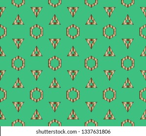 Line pattern collection, brochure, flyer in arabian style. Geometric backgrounds with repeating texture. Ethnic arabic, indian  cover. abstract classic golden,  pattern. Vector illustration    