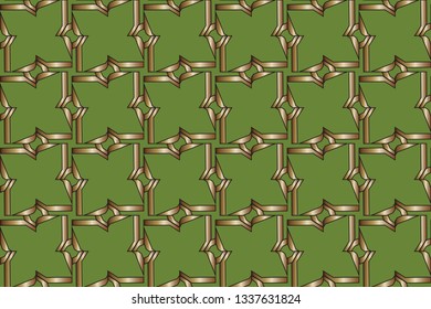 Line pattern collection, brochure, flyer in arabian style. Geometric backgrounds with repeating texture. Ethnic arabic, indian  cover. abstract classic golden,  pattern. Vector illustration    