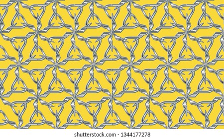 Line pattern collection, brochure, and flyer in Arabian style. Geometric backgrounds with repeating texture. Ethnic Arabic, Indian cover. Abstract classic golden, pattern. Vector illustration    