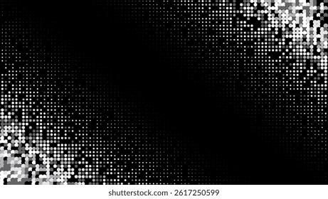 Line Pattern. Cool Circles In Minimal Layout. Linear Shapes For Brand Folder. Black Dots Flyer. Minimalist Grey Poster. Geometric Greyscale Background. Trendy Line Pattern