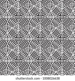 Line Pattern Design on White Background.
