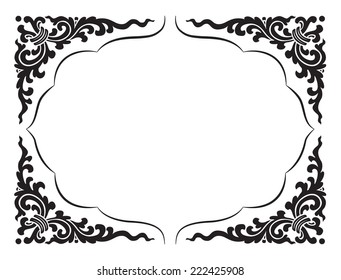 line pattern and frame