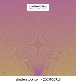 Line pattern with gradient background