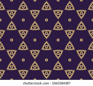 Line pattern on color background. Seamless geometric pattern. Vector illustration. For design, wallpaper, fashion, print.