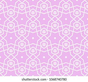 Line pattern on color background. Seamless geometric pattern. Vector illustration. For design, wallpaper, fashion, print.