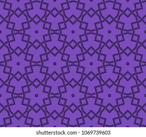 Line pattern on color background. Seamless geometric pattern. Vector illustration. For design, wallpaper, fashion, print.
