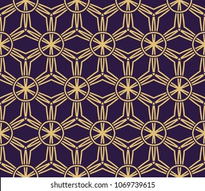 Line pattern on color background. Seamless geometric pattern. Vector illustration. For design, wallpaper, fashion, print.